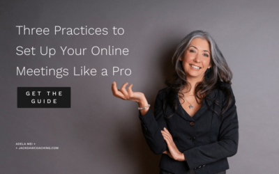 Three Practices to Set Up Your Online Meetings Like a Pro